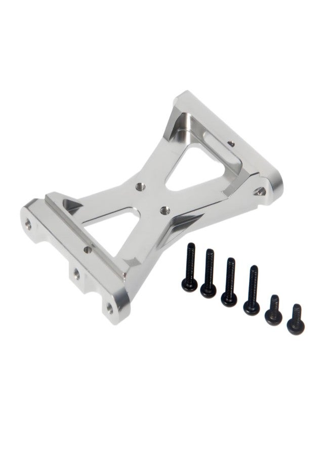 JGGZONE RC Chassis Brace Crossmember Aluminum Alloy Rear Beam Mounts Upgrade Part for 1/10 TRX4 RC Crawler Car Upgrade Replacement Parts (Silver) - Image 1